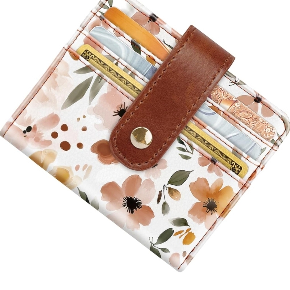 Floral Card Holder Wallet